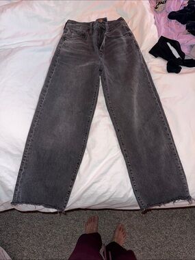 Madewell vintage wide leg cropped jeans